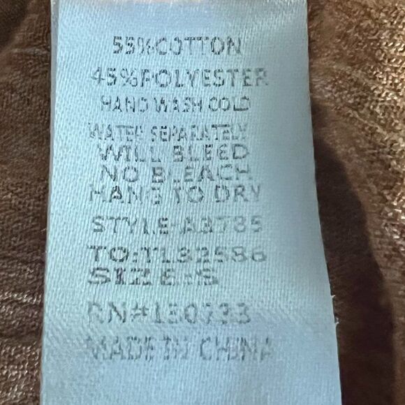 Umgee Gold Floral Bell Sleeve Dress Size S - Picture 9 of 9